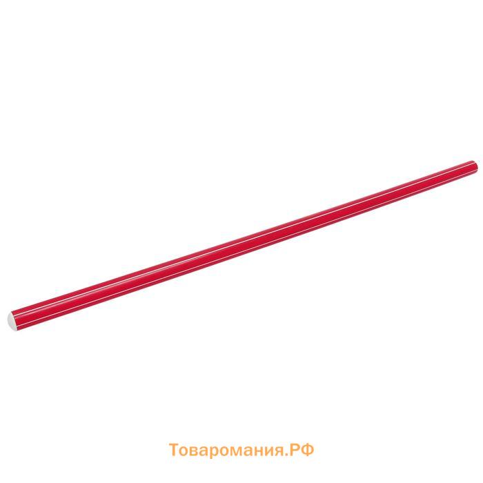 Палка гимнастическая 80 см, цвет красный