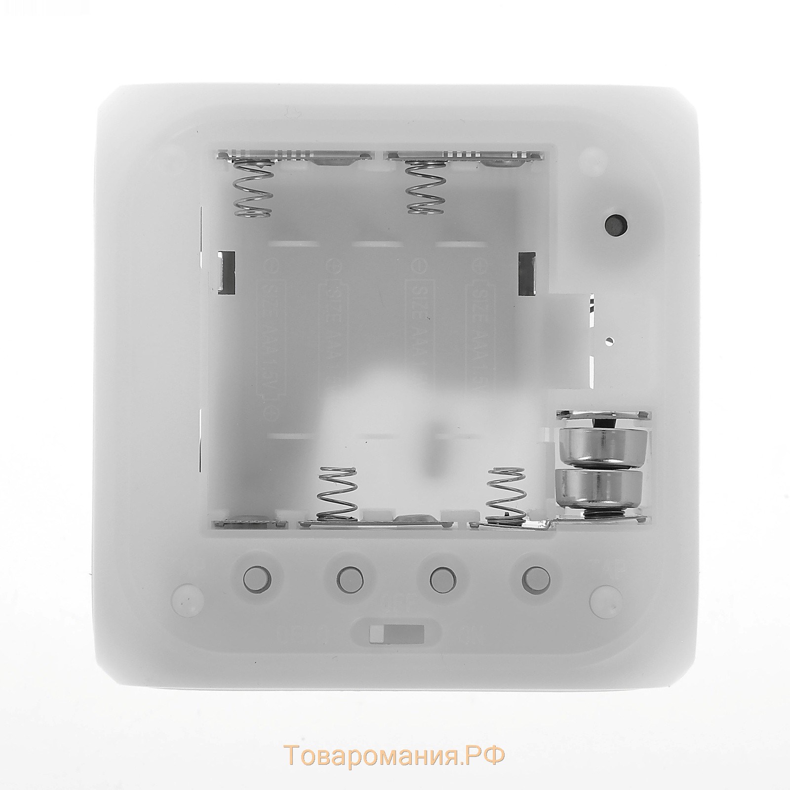 Часы - будильник LB-03, дата, температура, белый