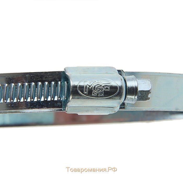 Хомут червячный MGF, диаметр 40-60 мм, ширина ленты 12 мм, оцинкованный