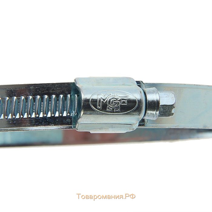 Хомут червячный MGF, диаметр 50-70 мм, ширина ленты 12 мм, оцинкованный