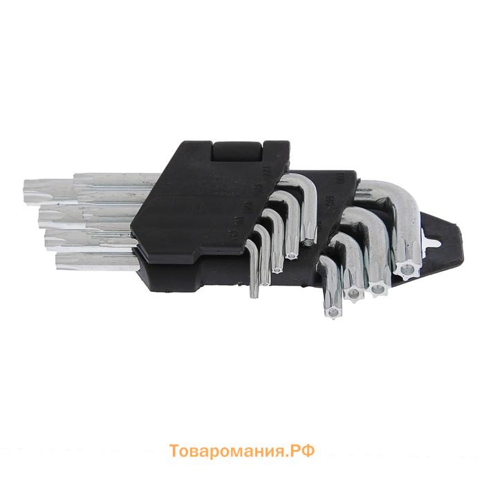 Набор ключей ЛОМ, TORX Tamper, TT10 - TT50, 9 шт.