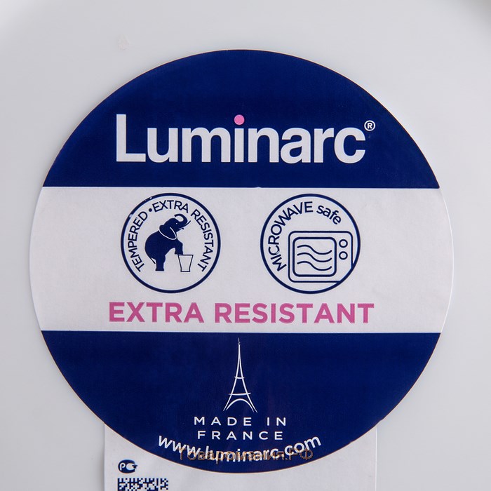 Десертная тарелка Luminarc Everyday, d=19 см, стеклокерамика, белая