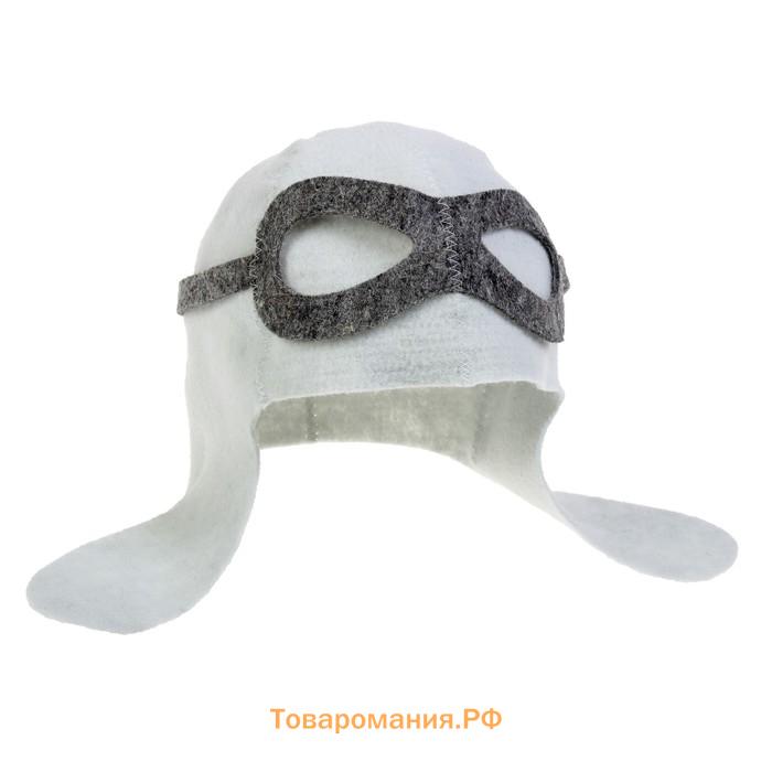 Шапка для бани и сауны «Пилот», экофетр