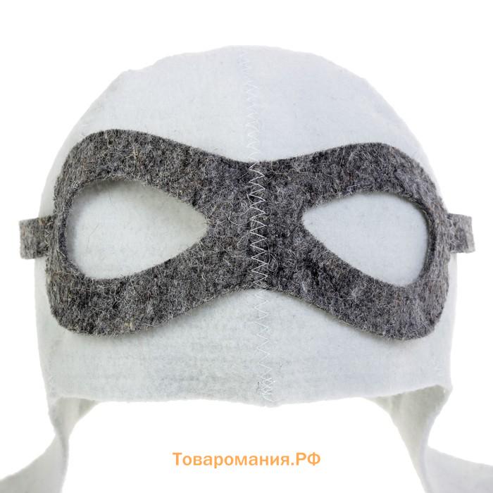 Шапка для бани и сауны «Пилот», экофетр