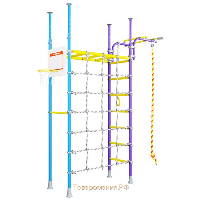 Детский спортивный комплекс ROMANA R4, цвет сиреневый/голубой