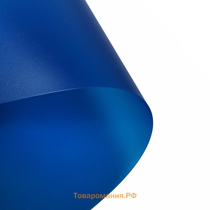 Накладка на стол пластиковая А3, 460 х 330 мм, 500 мкм, прозрачная, цвет темно-синий (подходит для ОФИСА)
