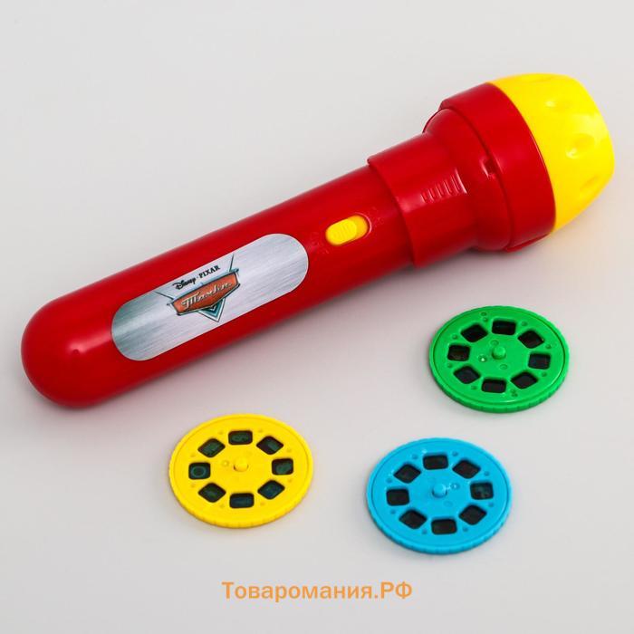 Проектор-фонарик «Тачки: Маккуин», цвет красный