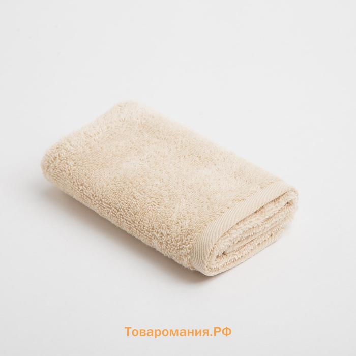 Полотенце махровое  Organic Beige 30х50 см, 100% хл, 420гр/м2