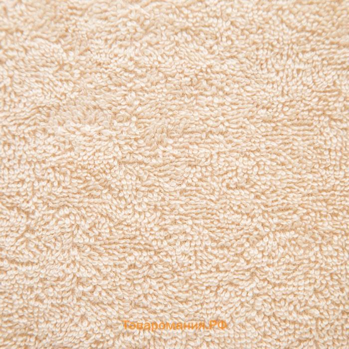 Полотенце махровое  Organic Beige 30х50 см, 100% хл, 420гр/м2