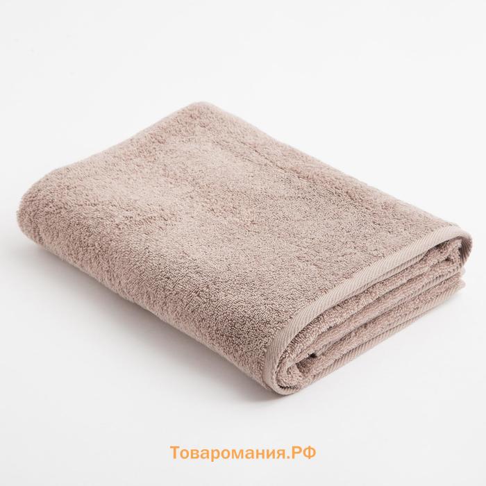 Полотенце махровое  "Organic Stone" 70х130 см, 100% хлопок, 420гр/м2