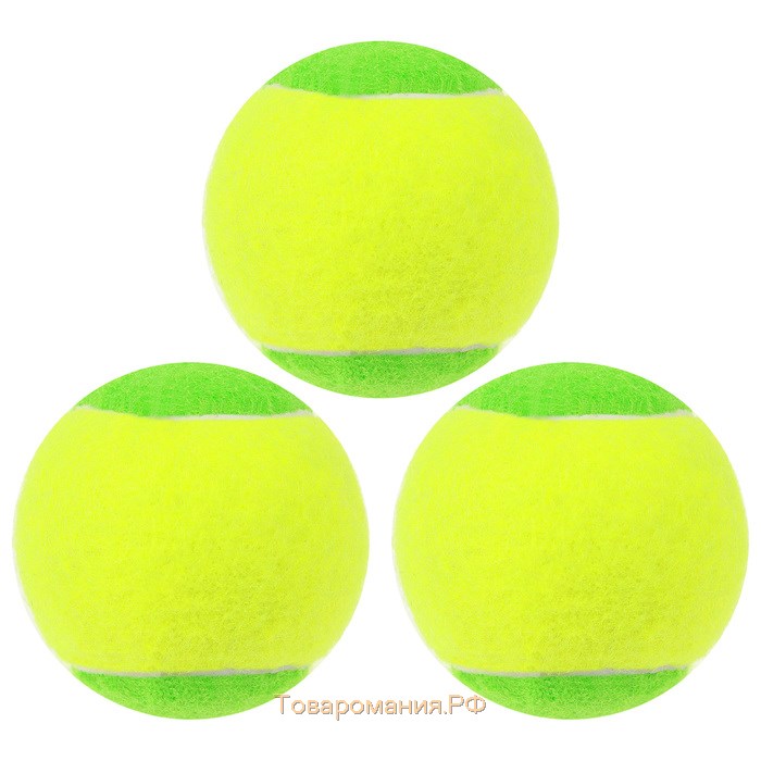 Набор мячей для большого тенниса ONLYTOP SWIDON, 3 шт.