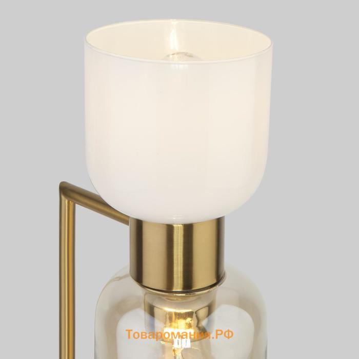 Настольная лампа Tandem, 2x60Вт E27, цвет латунь