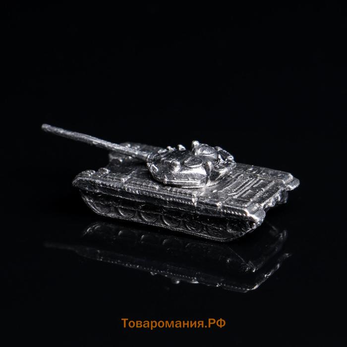 Оловянная фигурка "Коллекция Танки. Танк Т-62", латунь