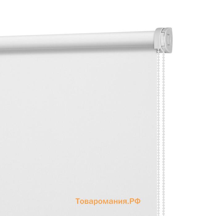 Рулонная штора «Плайн», 160х175 см, цвет белый