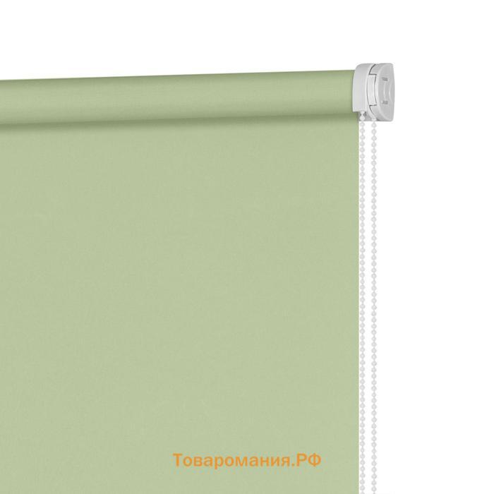Рулонная штора «Плайн», 90х160 см, цвет весенний зеленый