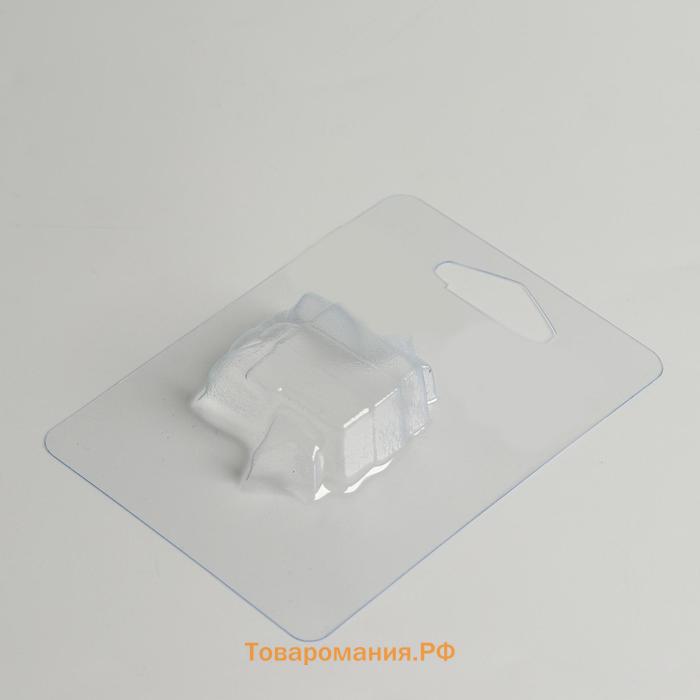 Пластиковая форма для мыла «Новый год! Подарок для тебя» 4,8 × 5,5 см