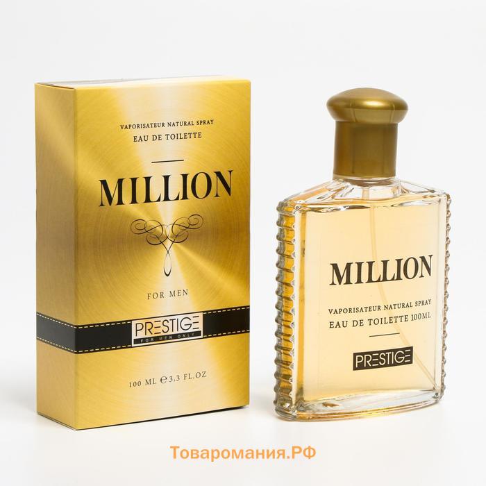 Туалетная вода мужская Prestige Million, 100 мл (по мотивам 1 Million (P.Rabanne)