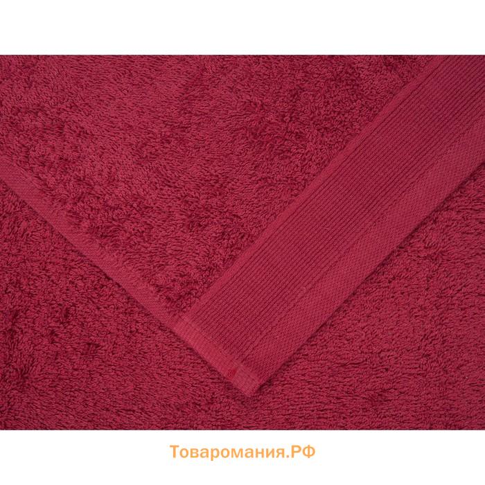 Полотенце махровое Ruby, размер 30х50 см, цвет красный