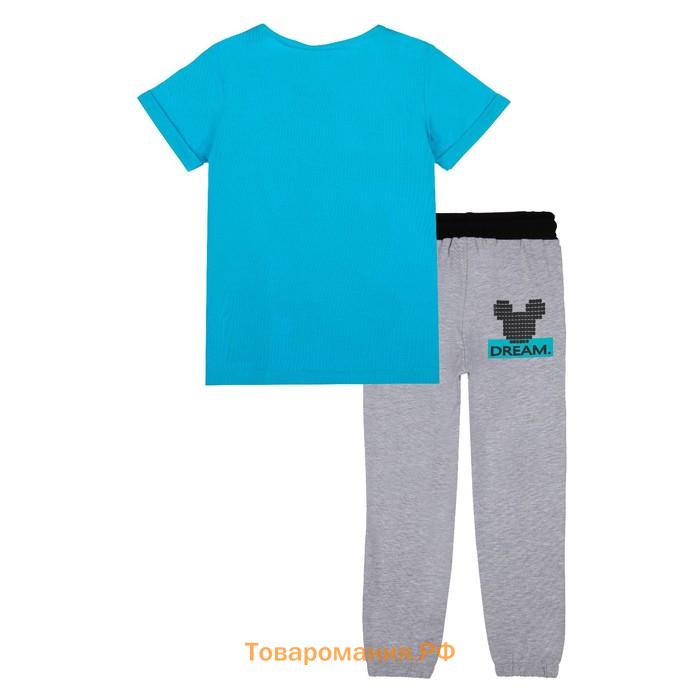 Комплект для мальчика Disney: футболка, брюки, рост 116 см