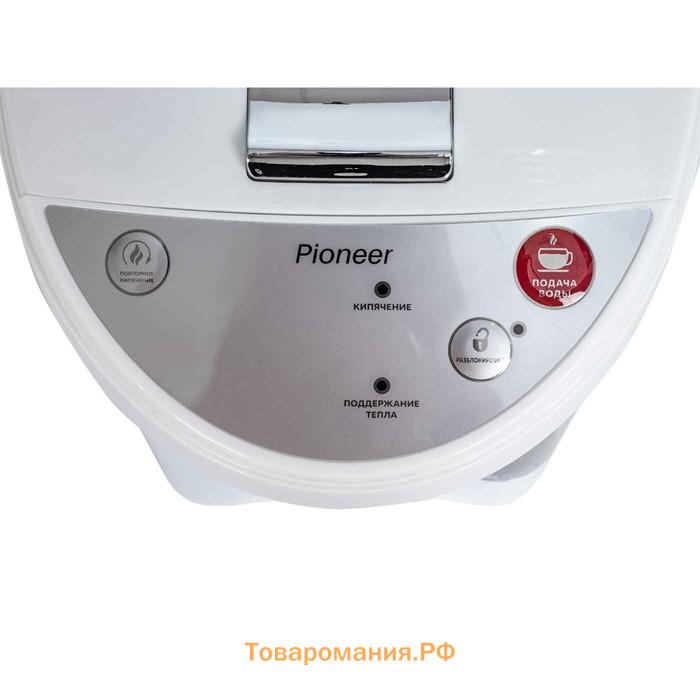 Термопот Pioneer TP710, 730 Вт, 3 способа подачи воды, 5 л, белый
