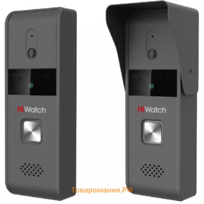 Видеодомофон HiWatch DS-D100K, серебристый