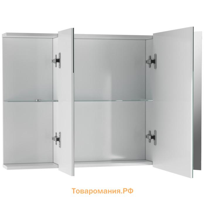 Зеркало шкаф для ванной комнаты Айсберг Мега 105, левый/правый