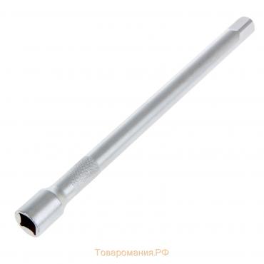 Удлинитель для воротка ТУНДРА, квадрат 1/2", 250 мм, CrV