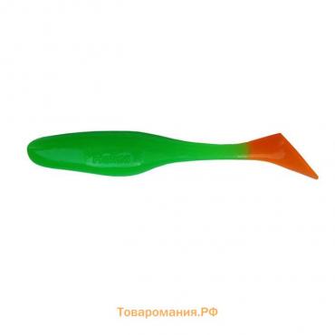 Виброхвост Helios Vigor Lime & Orange, 9.5 см, 7 шт. (HS-6-020)