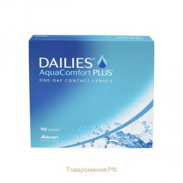 Контактные линзы Focus Dailies AquaComfort+, -5.25/8,7, в наборе 90шт