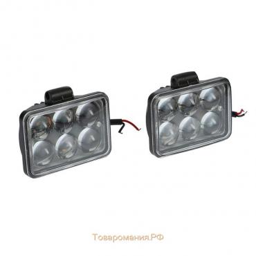 Противотуманная фара, 12 В, 6 LED, IP67, 6000 К, направленный свет