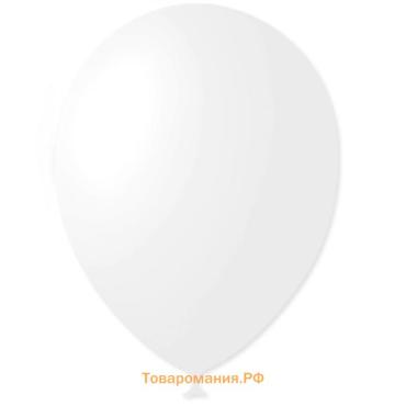 Воздушные шары латексные 12", 100 шт., белые