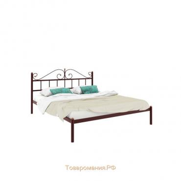 Кровать «Диана», 1200×2000 мм, металл, цвет коричневый