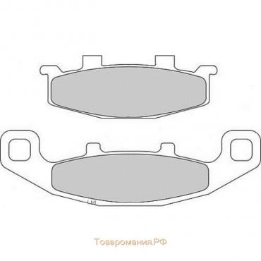 Колодки тормозные Ferodo, FDB481P