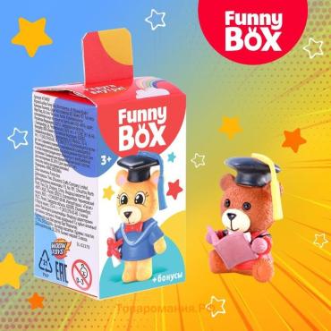 Игрушка - сюрприз Funny Box «Мишки»: фигурка, радуга, наклейки, инструкция, МИКС