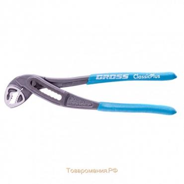 Клещи переставные Gross 15723, хром-ванадий, обливные рукоятки, 180 мм