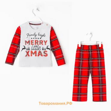 Пижама детская KAFTAN "X-mas"  размер 36 (134-140 см)