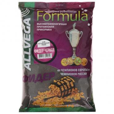 Прикормка Allvega Formula Feeder Black, фидер черная, 900 г