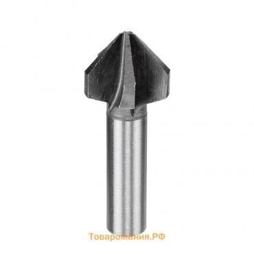 Зенкер по металлу KWB, d=12 мм, хвостовик d=8 мм, угол конуса 90°, быстрорежущая сталь HSS