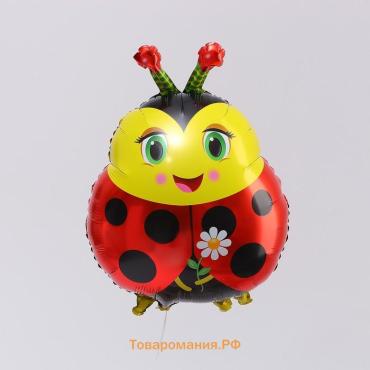 Воздушный шар фольгированный 28" «Божья коровка», фигура
