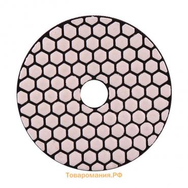 Алмазный гибкий шлифовальный круг "Черепашка" TRIO-DIAMOND, для сух. шлифовки, 100 мм, №400