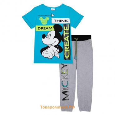 Комплект для мальчика Disney: футболка, брюки, рост 116 см