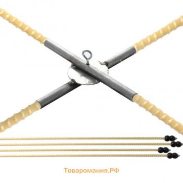 Подъемник в сборе, стеклопластик, дуги, без сетки, d=8 мм, 100х100 см