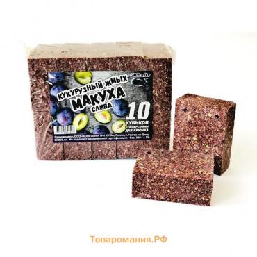 Макуха «Слива» кукурузных жмых, с отверстием, 10 шт, 320 г